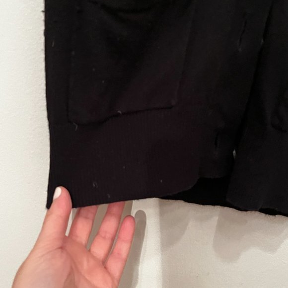 Ann Taylor Short-Sleeve Button Front V-Neck Cardigan / Size Small - Picture 3 of 10